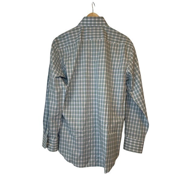 BRISTOL & BULL MENS BUTTON DOWN FLIP CUFF LONG SLEEVE SHIRT REGULAR FIT SZ M - Picture 4 of 4